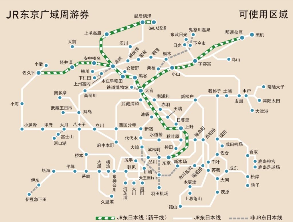 JR東京廣域券可用範圍 陳米拉愛旅遊、愛拍照也愛碎碎唸 2026-04-12